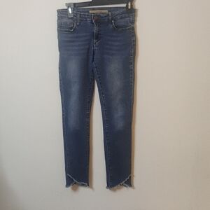 Joe's Jeans Dark Blue Frayed Hem Kids Denim